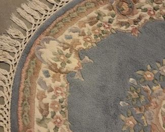 One of the many, many rugs that are available for sale.