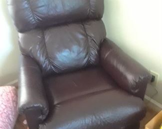Comfy leather recliner