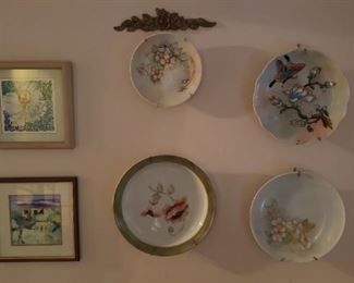 Plates and framed artwork