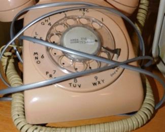 vintage phone pink