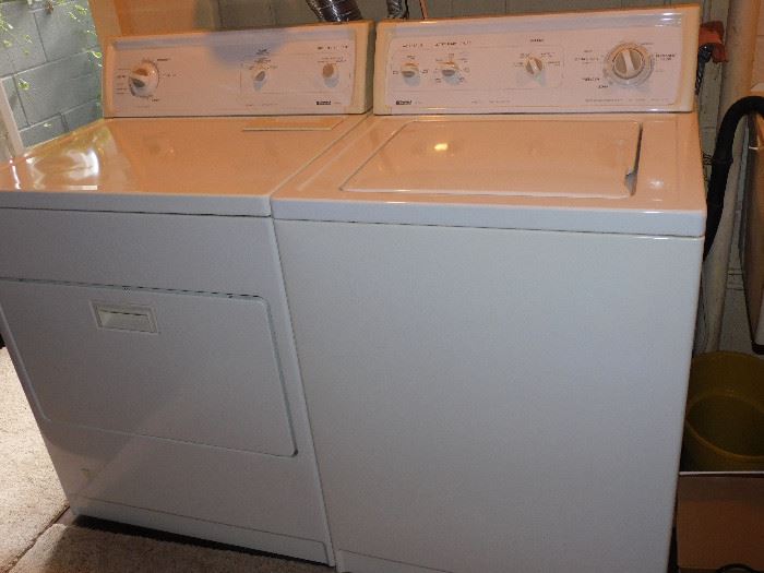 washer and gas dryer