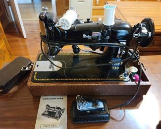 Sewing machine and case