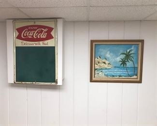 Coca Cola Chalkboard