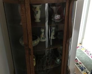 Curio Cabinet Curved Glass