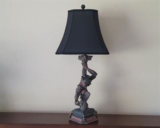 Victorian Pirate Monkey Table Lamp,