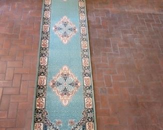 100% Wool Pile Hand Woven Oriental Rug Runner