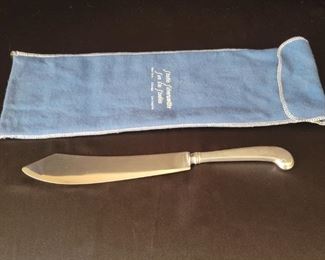 Serving Knife with Sterling Silver Blade