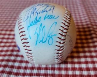 Texas Ranger Diamond Ball 1989 . Signed by Nolan Ryan