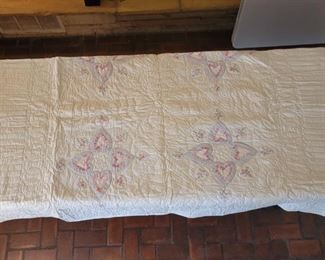 Very Detailed Hand Stitched Quilt