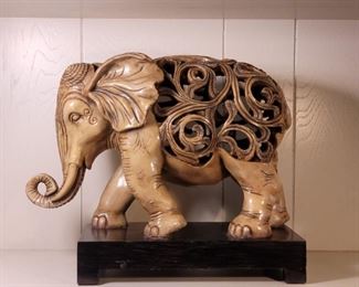 Ceylon Elephant Vine Design out of Resin Durastone