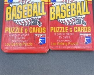 (2) Donruss 1985 Unopened Baseball Wax Packs