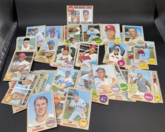 90 miscellaneous 1968 Topps Baseball Cards