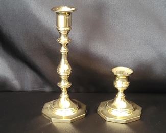 (2) Baldwin Brass Candlesticks, USA