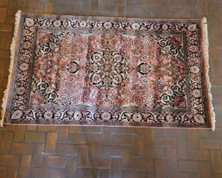 Hand Made 4ft x 6ft Oriental Kashmir Rug, India