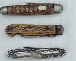 (3) Picket Knives, Well Used