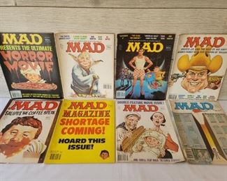 (8) MAD Magazine 1981 Issues