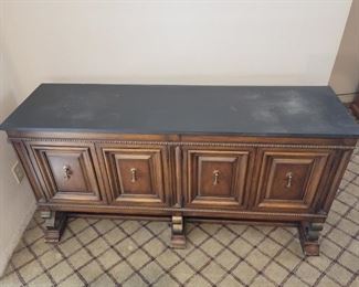 Vintage Sideboard with Slate Top