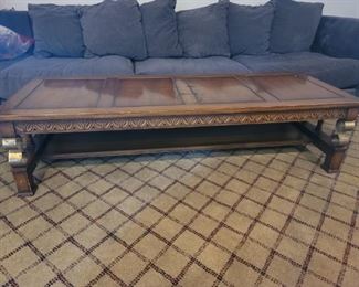Vintage Coffee Table, matches slate credenza