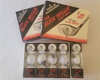 (5) Bill Clinton The Slick Willie Golf  Ball NIB