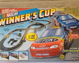 Life Like HO Scale NASCAR Slot Car Racing Set