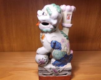 Hand Painted Chines Foo Dog