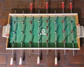 Vintage Table Top Foosball Game, Made in Italy