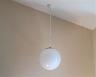 Mid Century Modern Globe Pendant Light, about 12in 2 of 2