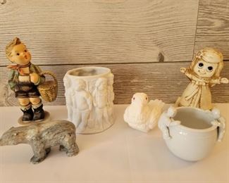 Lot of Decor including Hummel Figurine
