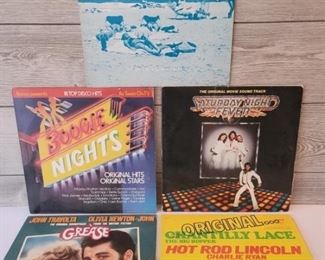 (5) Vintage Movie Soundtrack Albums, as pictured