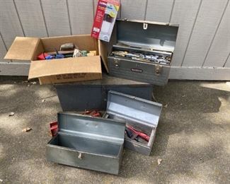 Lot of Tools in Tool Boxes