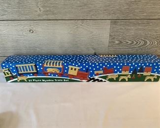 Wooden Train Set