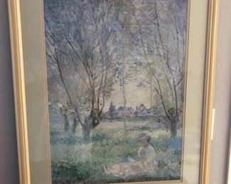 Claude Monet Impressionist Framed Print