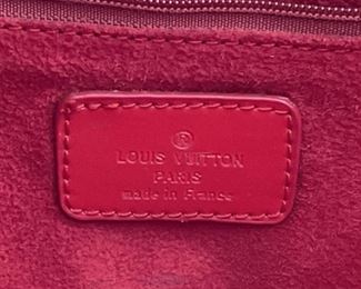 Red Louis Vuitton Tote Bag