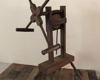 Antique Yarn Skein Winder