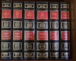 Easton Press Winston Churchill Six Leather Bound Volume Set
WWII The Second World War Complete Set
From the personal library of BJ and Gloria Thomas