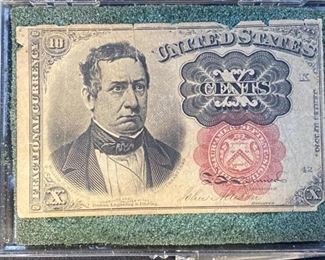 5th Issue Fractional Currency 10 Cents