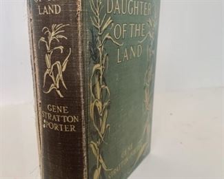 Antique 1918 Book: A Daughter of the Land, 1st ed
By Gene Stratton Porter
Autobiography
