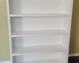 Painted White Pine Book Shelf