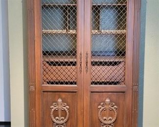 Vintage Davis Cabinet Co. Storage Wardrobe Armoire