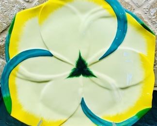 Bright Flower Petal Dimensional 12in Platter
By Mustardseed and Moonshine Originals