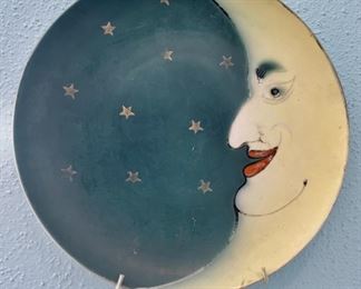 Jules Verne Moon Plate by Sevres, France
