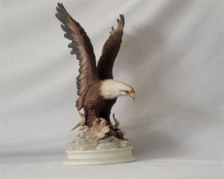 Porcelain Eagle Collectable Sculpture, by Homco