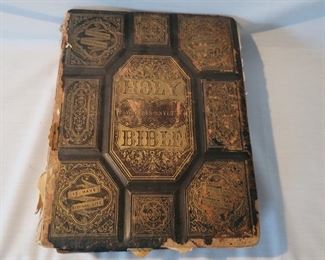 Early 1800's William Snyder Family Bible with Marriage, Birth,& Death Records & Photos