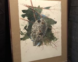 Bill H. Armstrong. Unknown Title. Original
Watercolor. Signature on bottom right. 30 x 22.5. 39 x 31 framed.