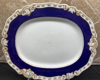 Antique 19th Century English Victorian Platter
Has a very clear English Registration Mark 
