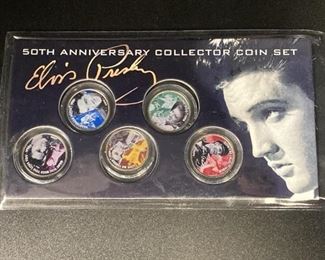 Elvis Presley 50th Anniversary Collectors Coin Set