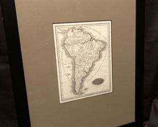South America Map-Printed & Published Boston 1829