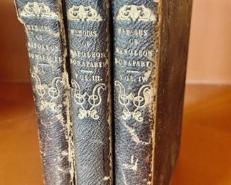 Antique (1831) 3 of 4 Volumes: Memoirs of Napoleon Bonaparte by John S. Memes, LLD
4 Volume Set was Published in Edinburgh & London in 1831
From the Private Library of BJ & Gloria Thomas
