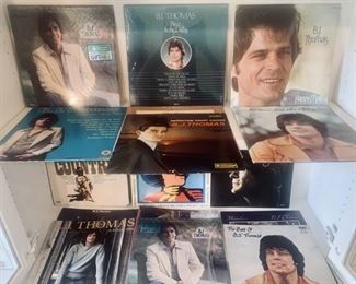 Assorted lot of 16 BJ Thomas Albums