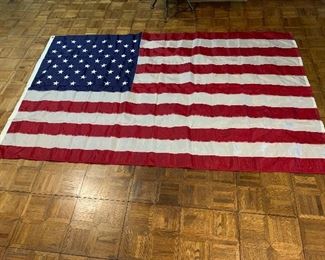  American Flag given to B J Thomas after singing
the National Anthem at the White House Mall. 
5ft x 8 ft